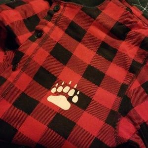 Plaid Mountain Onesie
